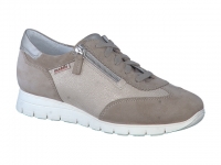 chaussure mobils lacets donia beige